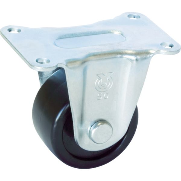 重量用キャスター　固定車　７５径　強化ナイロン車輪