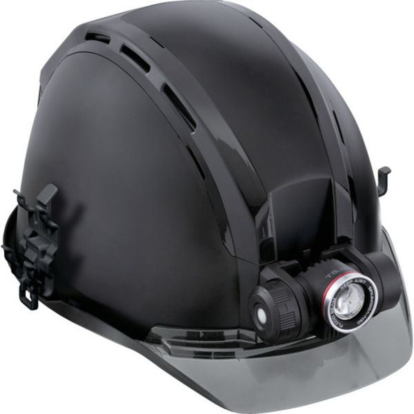 ヘルメット セフメット(セフ取付溝付ヘルメット) アドバンスセット KJM ファン付 マットブラック