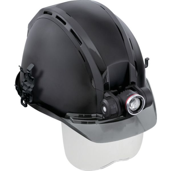 ヘルメット セフメット(セフ取付溝付ヘルメット) アドバンスセット KJM ファン付 マットブラック シールド付