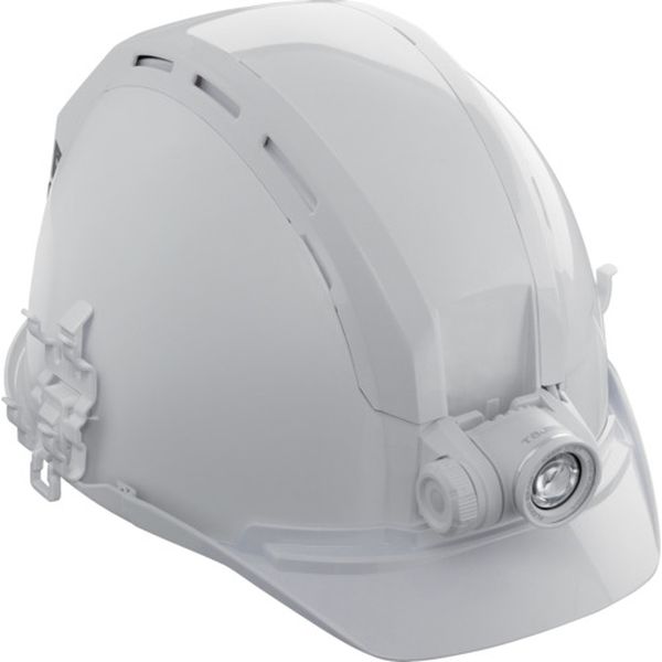 ヘルメット セフメット(セフ取付溝付ヘルメット) アドバンスセット KJS ファン付 ホワイト