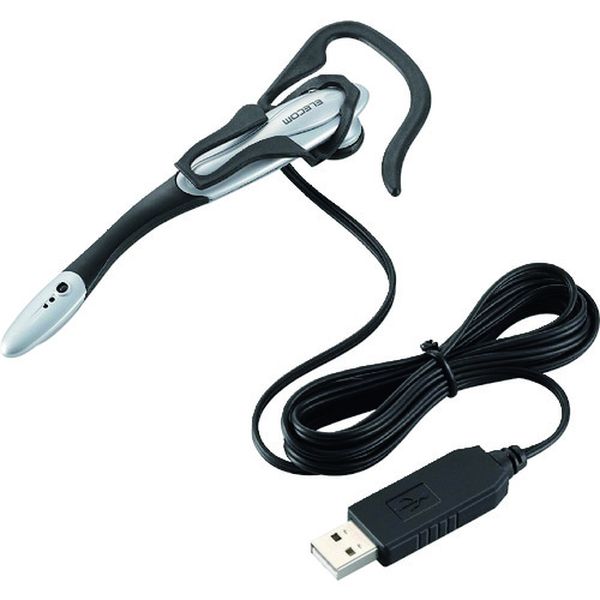 HSEP13USV 147-0982  USBヘッドセット 片耳イヤーフックタイプ 1.8m