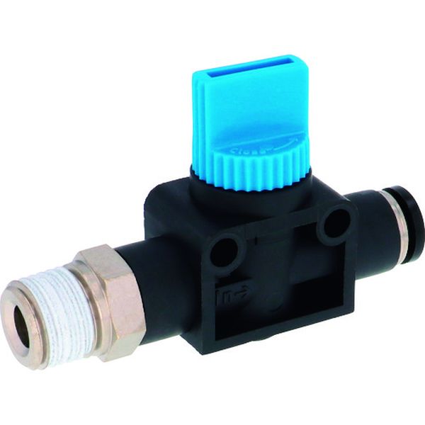 HV026 148-1656  ハンドバルブ ストレートB3方弁チューブR1/4出力6