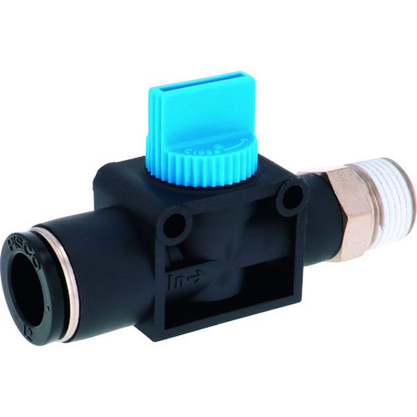 HV1203 123-4443  ハンドバルブ ストレートA3方弁チューブ12出力R3/8