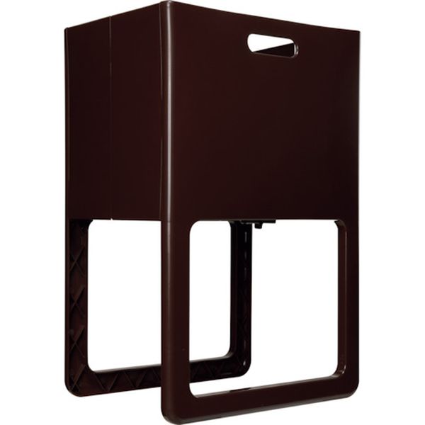 I541CB 388-0416  折りたたみ＆脚付きバスケットACOT(アコット)チョコブラウン