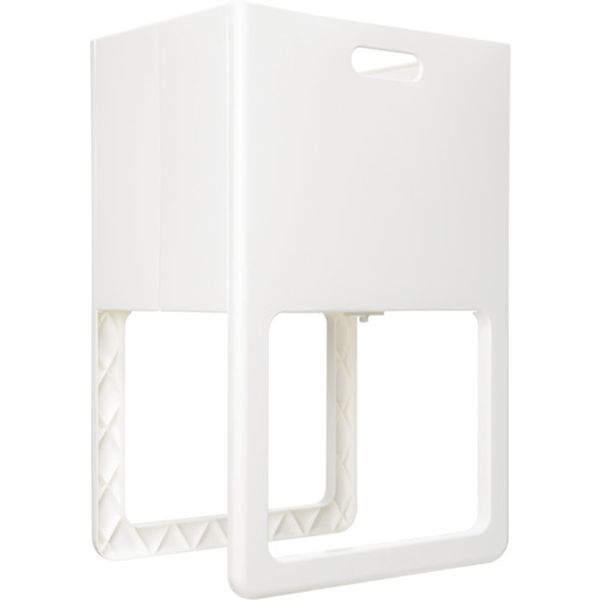 I541W 388-0407  折りたたみ＆脚付きバスケットACOT(アコット)ホワイト