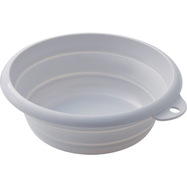 I637GY 695-6253  おりたためる湯おけマグネット付 グレー