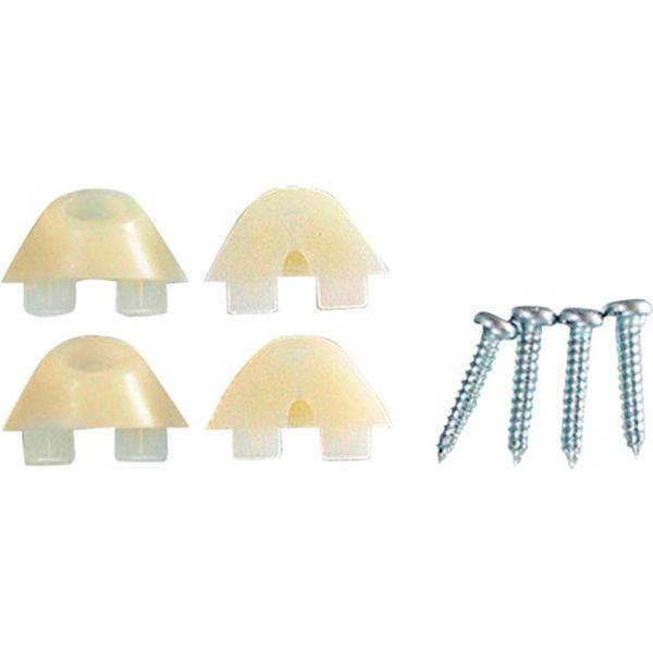 IF002 333-6460  背板止め  ナチュラル 4個入り