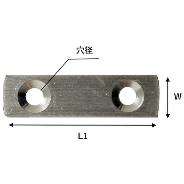 IH106 334-9266  ステン中厚プレート  10X37