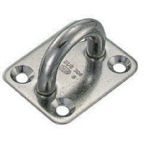 IP6 849-1648  ステンレス アイプレート 34mm×40mm