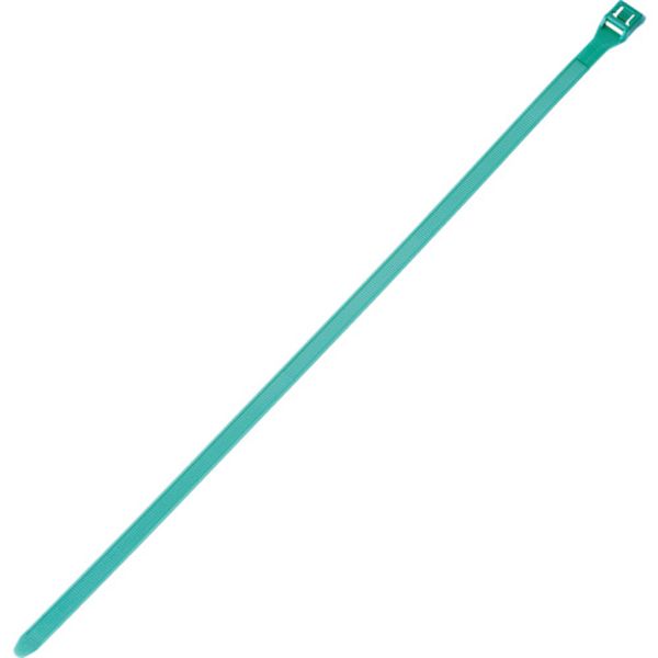 結束バンド　インラインタイ　耐候性　深緑