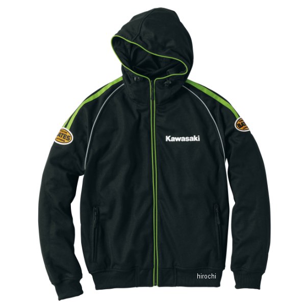 カワサキ純正 クールテックス メッシュパーカー 黒 Lサイズ