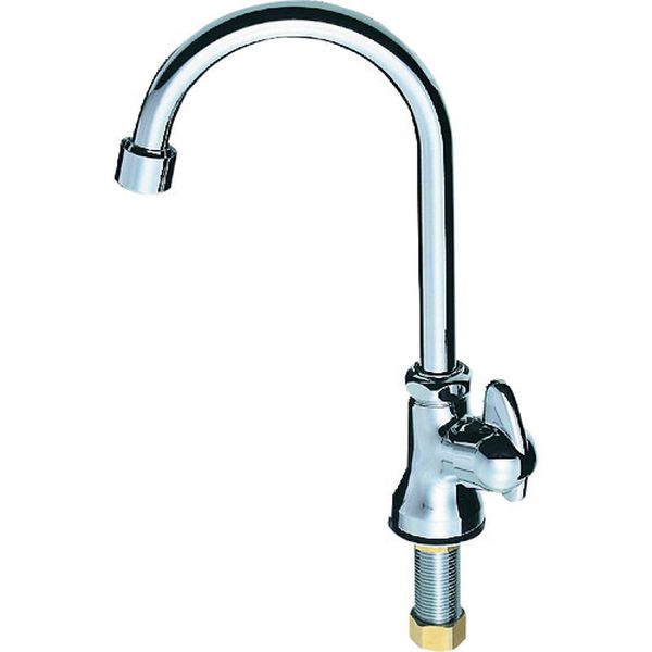 JA565H13 168-3288  ミニセラ泡沫立形ツル首自在水栓