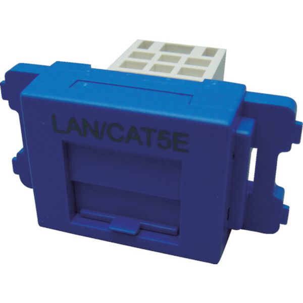 カテゴリ５ＥＪＩＳプレート用ジャックキット　青