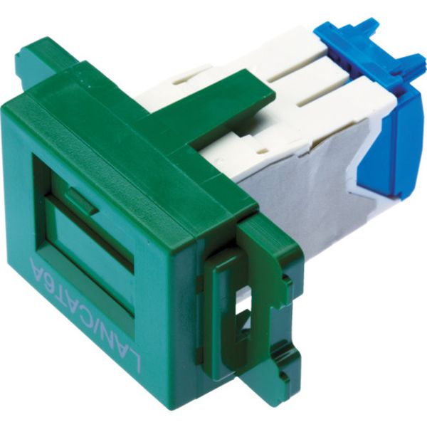 カテゴリ６ＡＪＩＳプレート用ジャックキット　緑