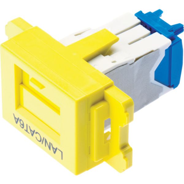 カテゴリ６ＡＪＩＳプレート用ジャックキット　黄