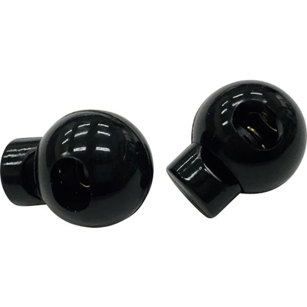 JH101 460-0199  紐金具 コードロック(丸型) Φ3～5mm用(2個入り)