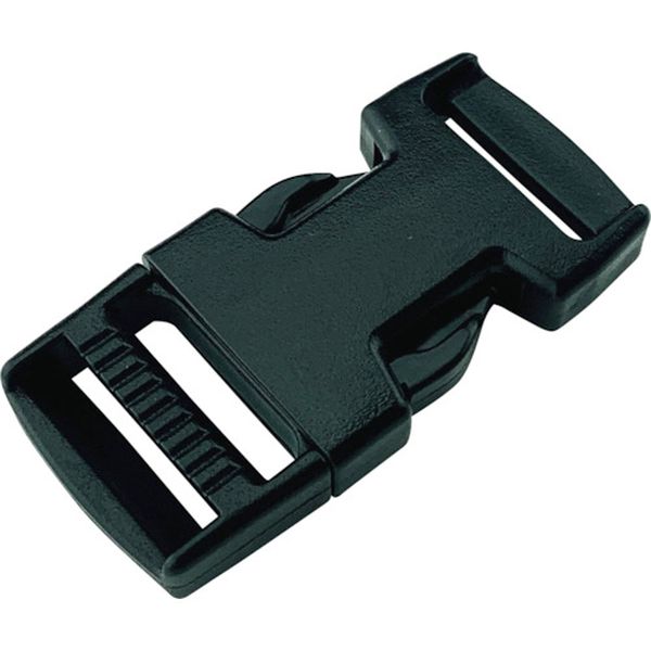 JNA220  平ベルト金具 サイドリリースバックル 角型 20mm幅用 (1個入り)