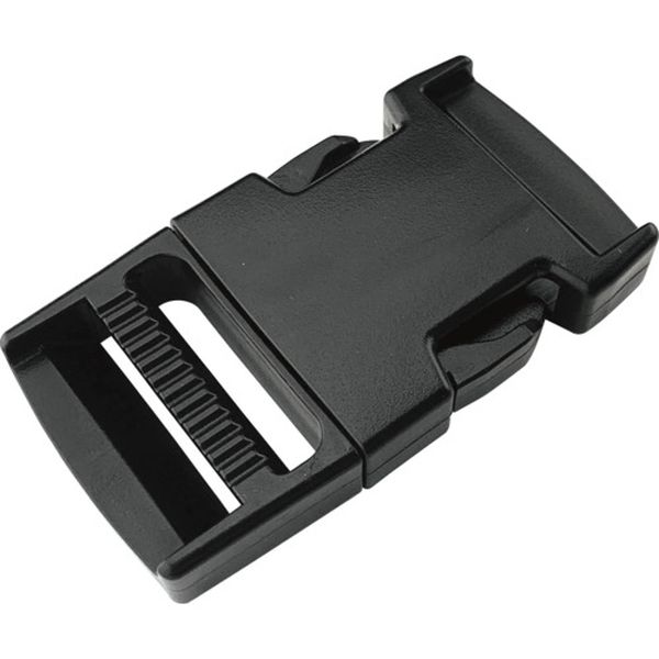 JNA230  平ベルト金具 サイドリリースバックル 角型 30mm幅用 (1個入り)