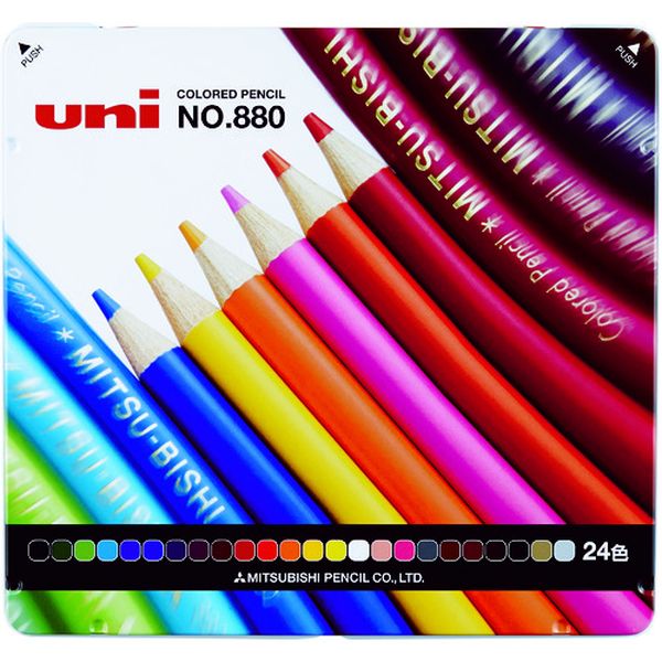 色鉛筆 鉛筆ワイドK880 24色