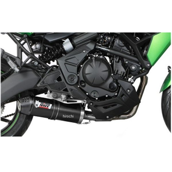 フルエキゾーストマフラー OVAL 触媒なし 24年-25年 Versys650/ヴェルシス650 ステンブラック