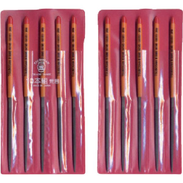 組ヤスリ　１０本組　角　荒目