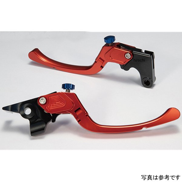 ビレットレバーセット クイックタイプ ミドル ZRX1100 赤