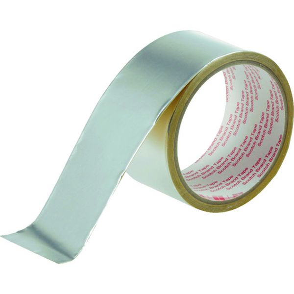 KAL50 542-3325  スコッチ アルミテープ 耐熱・耐寒用 50mm×5m