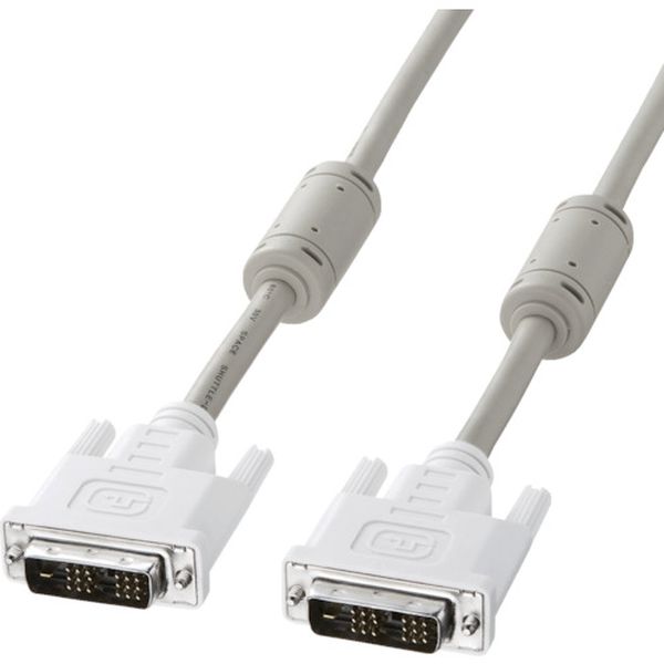 KCDVI1K 864-1488  DVIケーブル シングルリンクグレー ケーブル長1m