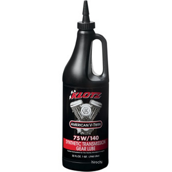 ハイポイドギヤ トランスミッション 潤滑剤 ビッグツイン用 75W/140 1クウォート(946ml)