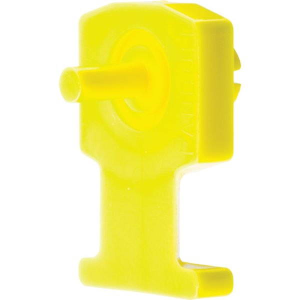 リベット式薄型押し込み固定具　黄