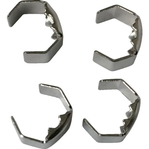 金具 端末爪 5mm×8mm 4個入り