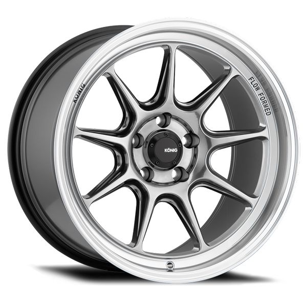 Countergram 18x8.5 5x112 ET43 Hyper Chrome / Machined Lip