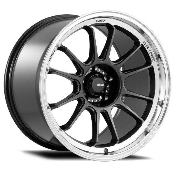 Hypergram 18x8.5 5x114.3 ET45 Metallic Carbon w/ Machined Lip