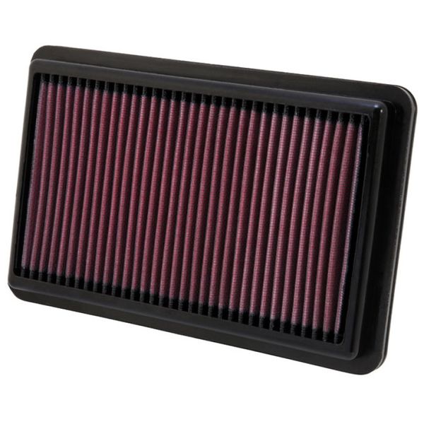 Replacement Air Filter 10.188in O/S Length x 6.375in O/S Width x 1.063in H for 12 Honda Civic Si