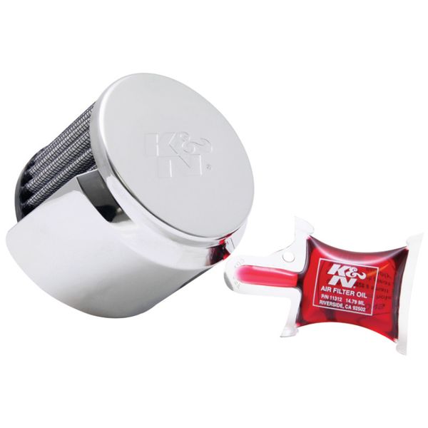 1in Flange L x 3in OD x 2.5in Height Clamp On Crankcase Vent Filter