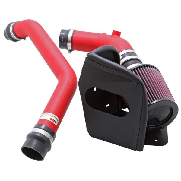 08-09 Mitsubishi Evo X Wrinkle Red Typhoon Short Ram Intake