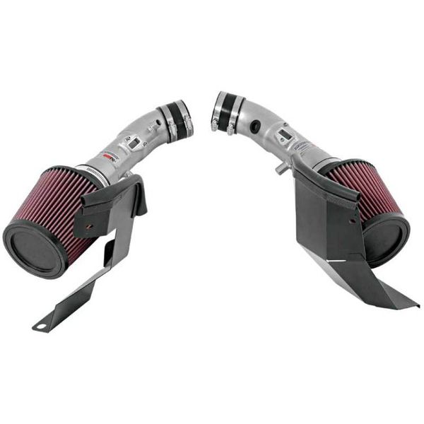 07-08 G35 Dual Silver Typhoon Short Ram Intakes
