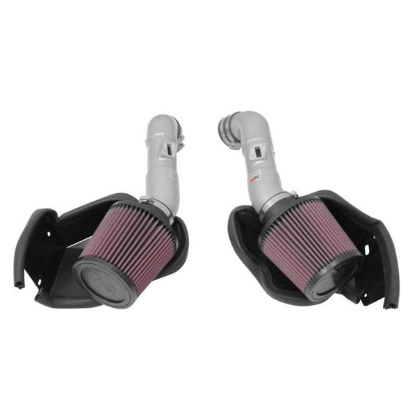 14-15 Infiniti Q50 3.7L V6 Dual Silver Typhoon Short Ram Intakes