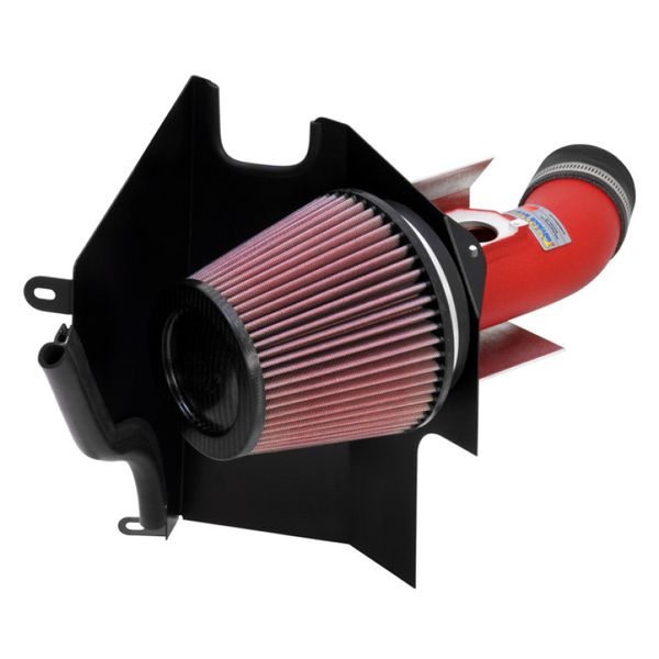 02-07 WRX/STi Wrinkle Red Typhoon Short Ram Intake