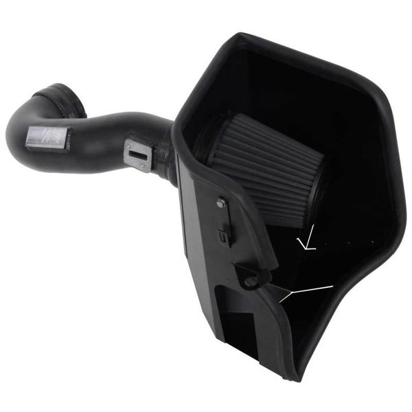 2019 Chevrolet Silverado 1500 5.3L V8 Black Performance Intake Kit