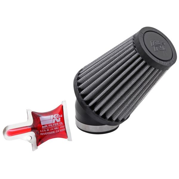 Universal Rubber Filter Round Tapered 3in Base OD x 2in Top OD x 4in H - 73-78 Honda ATC90