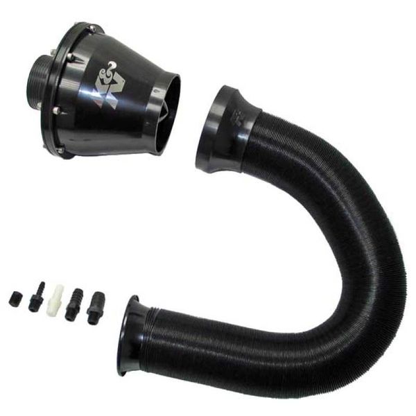 Universal Apollo Black Cold Air Intake - 70mm OD FLG PP