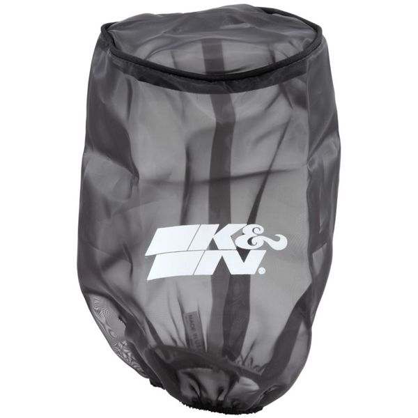 Universal Round Tapered Filter Wrap - Black - 6in Base ID x 4.625in Top ID x 9in Height