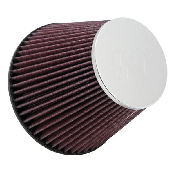 Round Tapered Universal Air Filter 6in Flange ID x 7.5in Base OD x 4.5in Top OD x 6in H