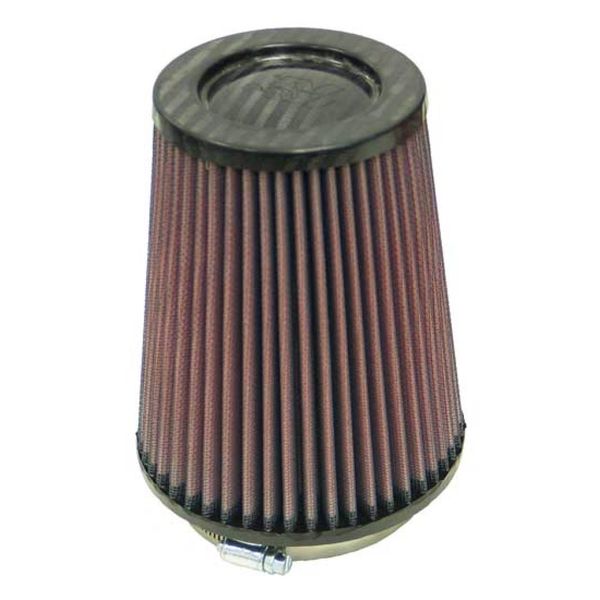 Round Tapered Universal Air Filter 4in Flange ID x 5.375 Base OD x 4in Top OD x 6.5in H