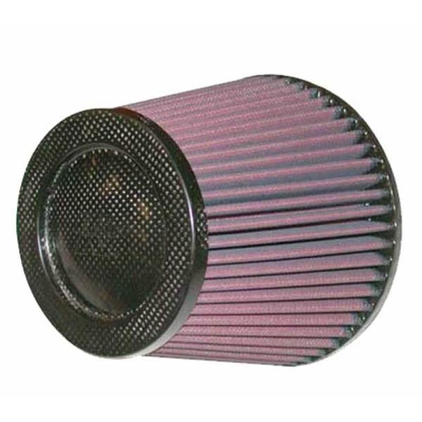 Cone Filter 5in ID 6.5in base 4.5in top 5.625in height carbon fiber look