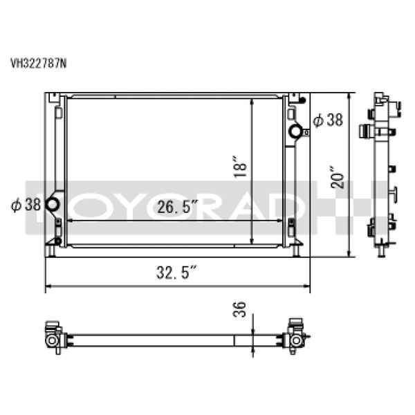 Koyo 13-17 Ford Focus ST 2.0L I4 Turbo Racing Radiator