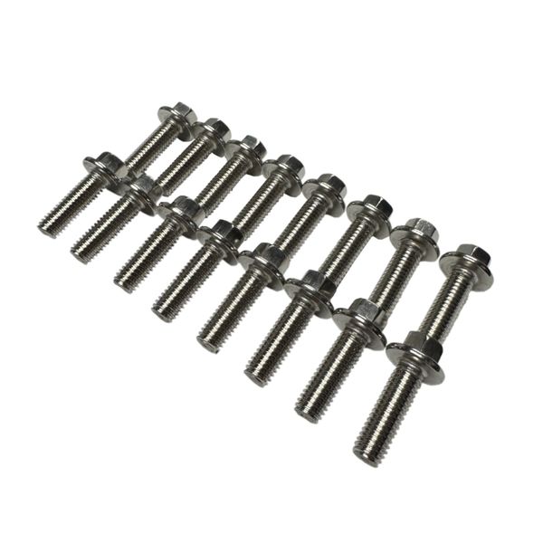 Dodge Hemi 09 5.7/6.1L/6.2L Stg 8 Header Bolt Kit -M8-1.25 x 25mm Bolts and Locking Hardware