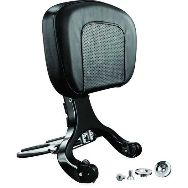 Kuryakyn Multi-Purpose Backrest Black & Chrome
