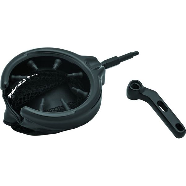 Kuryakyn Drink Holder Mesh Basket with Perch Mount Universal Gloss Black